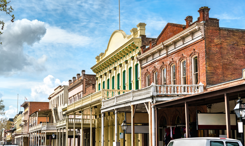 historic Sacramento city center