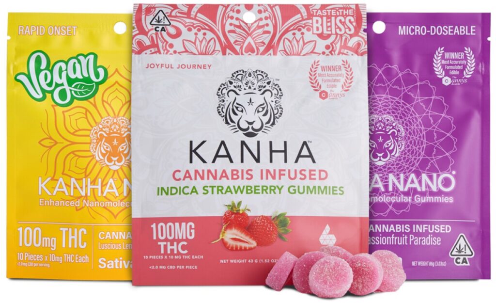 Kanha Cannabis infused edibles